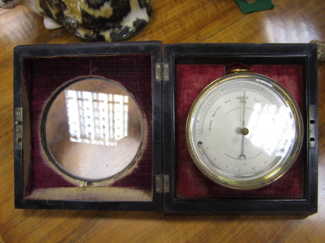 Victorian presentation brass mariner's holosteric barometer by Elliott Bros. - Image 6 of 10