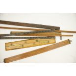 Brass mounted boxwood slide rule; also a Captain Field's Improved Parallel Rule by Aston & Mander,