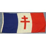 World War II French Resistance flag,