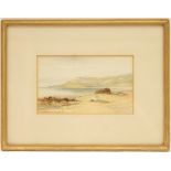 Emil A Krause (1871-1945), Llandudno West, signed and titled watercolour, 14cm x 22.