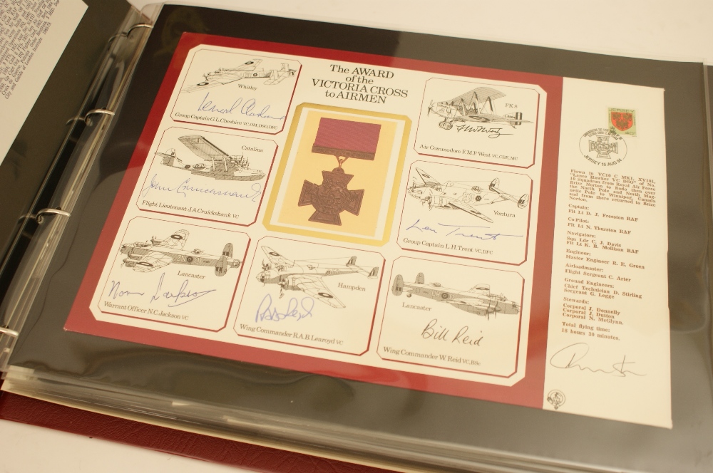 Royal Airforce Awards Collection Jersey Philatelic Covers, each signed by seven Airmen,