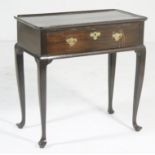 Oak silver table, late 18th Century and later,