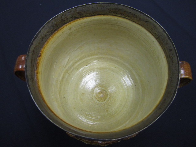 Early Victorian salt glazed stoneware hunting loving cup, - Image 8 of 8