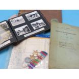 Military medals, RAF memorabilia, including group of four medals, workshop and laboratory records,