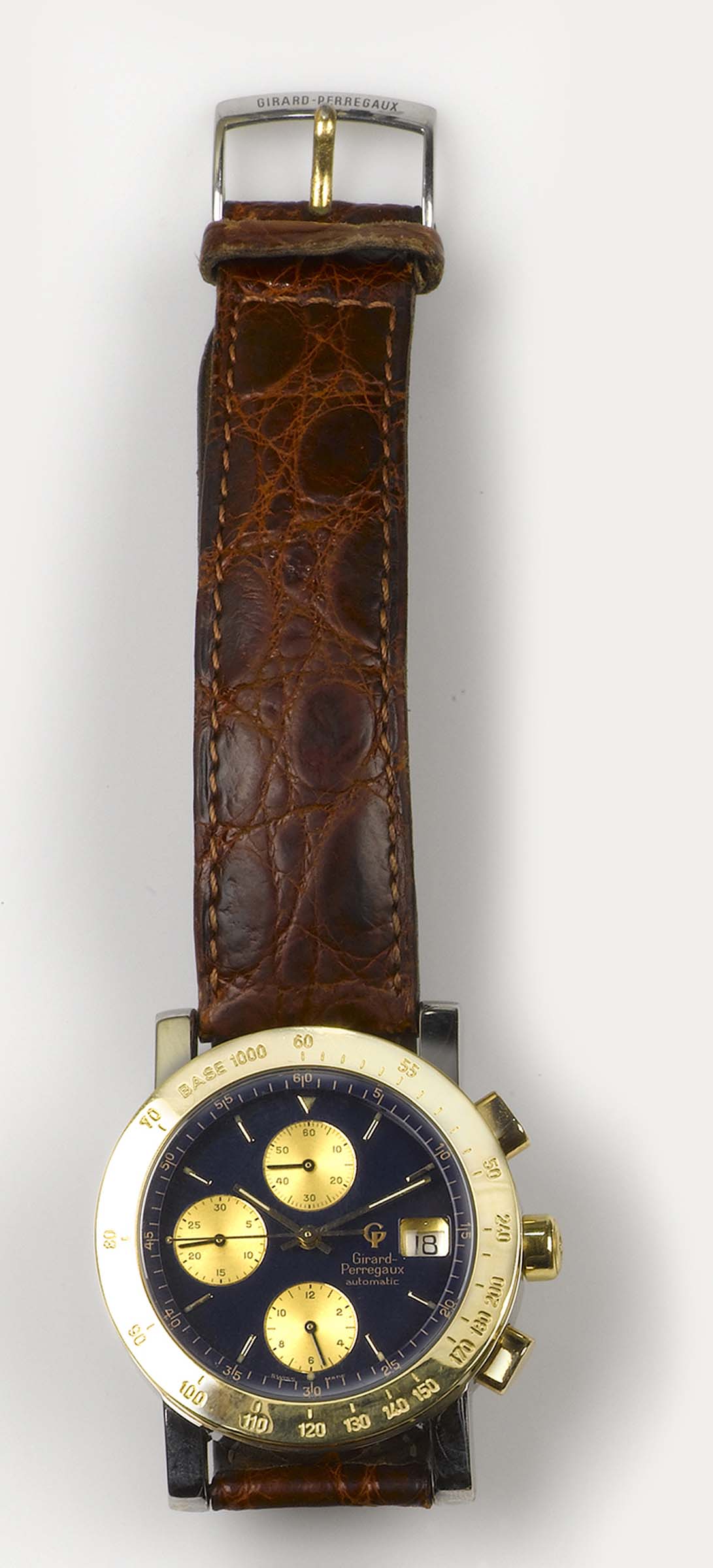 Girard-Perregaux GP7000 Chronograph,,  orologio da polso per uomo, con cassa in oro e acciaio,