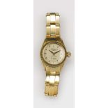 Rolex, oyster perpetual "Tiffany&co.", orologio da polso,  per donna con cassa e bracciale in oro