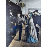 19th Century British School - Pair of coloured lithographs - "The Sailor Boy's Departure" and "The