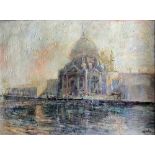 20th Century Continental School - Oil painting - View of St. Marks, Venice, canvas 28ins x 36ins,