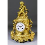 A 19th Century French ormolu cased mantel clock by Henri Marc of Paris, No. 28714, the 3.25ins