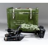 A pair of Elizabeth II Army issue No. 1 infra red binoculars (Mark 1 - No. 6650 - 99 - 960),