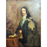 19th Century English School after Van Dyck (1599-1641) - Pair of oil paintings - Three quarters