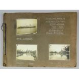 An early 20th Century photograph album - World cruise of the Liner R.M.S. Laconia 1925-1926,