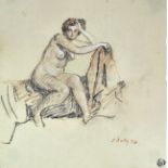 Jehan Daly (1918-2001) - Pencil, pastel and charcoal - Artist's sketch book containing numerous