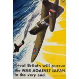 A Second World War propaganda poster issued by Her Majesty's Stationery Office, printed in colours