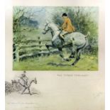 Charles "Snaffles" Johnson Payne (1884-1967) - Coloured print - "The Timber Merchant", 9.25ins x