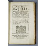 Anno Regni Caroli II....printed by the Assigns of John Bill and Christopher Barker 1671 (one full