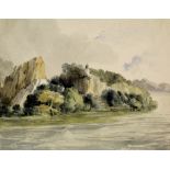 Mary Marriott (19th Century English School) - Six watercolours - "Greenhithe on Thames" and "On