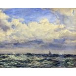 Henry Moore (1831-1895) - Watercolour - "Squally Weather - Pilot Boat on the Lookout", 9ins x 11.