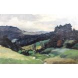 R. Heinl (20th Century) - Oil painting - "Le Vallon de Redu", canvas 15.75ins x 23.75ins, signed, in