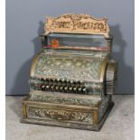 A late 19th/early 20th Century American National Cash Register, No. 248806, by the National Cash