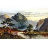 ***Francis E. Jamieson (1895-1950) - Two oil paintings - "Pitlochry" and "On the Coe, Glencoe",