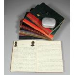 Six handwritten journals by Flight Lieutenant George Hindmarch, Royal Artillery, Seconded Royal