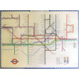 British Transport Railways Poster - "The London Underground System", 40ins x 50ins, designed by