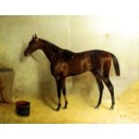 A. L. Townshend (1880-1912) - Oil painting - "The Racehorse St. Simon", canvas 28ins x 36ins, signed