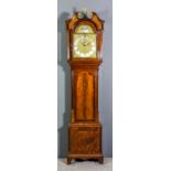 A early George III Scottish mahogany longcase clock by Robert Clidsdale of Edinburgh, the 14ins