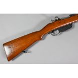 An M35 bolt action service rifle by Steyr, converted to .410 shotgun, Serial No. 4147, the 29ins