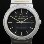A 2002 gentleman's titanium and gold coloured metal Porsche design SL automatic wristwatch by the
