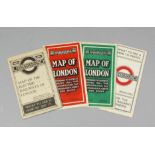 An interesting collection of London Underground pocket-sized maps, 1919 to present, including - "Map
