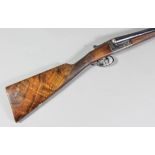 A good 12 bore side by side Model 25 box lock shotgun by A.Y.A., Serial No. 424455, with 25ins blued