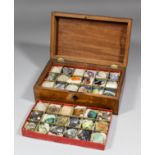 A late Victorian collection of sixty mineral specimens with numbered key, description and area of