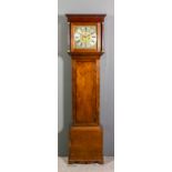 A mid 18th Century oak longcase clock by Thomas Jenkinson of Sandwich, the 12ins square brass dial