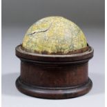 An early Victorian Malby's 3ins terrestrial globe, compiled from the globes of the Society for the