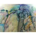 Bert Isaac (20th Century) - Two watercolours - "Quarry Edge" and "Welsh Quarry", each 22.25ins x