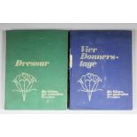 Bernard Montorgeuil - "Vier Donnerstage" and "Dressur", editions Bell-Rose, Rotterdam, with