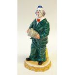 ROYAL DOULTON 'WILL HE - WON'T HE?' CHINA FIGURE OF A CLOWN, HN 3275, 9" (22.9cm) high, printed mark