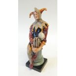 ROYAL DOULTON 'THE JESTER' SECOND QUALITY CHINA FIGURE, HN 2016, 9 5/8" (24.4cm) high, printed mark,