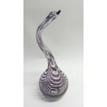 KOSTA BODA 'DON JUAN' GLASS SNAKE CARAFE/VASE, by Bertil Vallien and Ulrica Hydman Vallien,