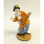 ROYAL DOULTON 'THE CLOWN' CHINA CHINA, HN 2890, 9" (22.9cm) high, printed mark