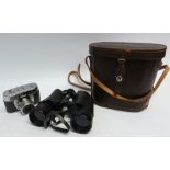 PAIR OF EUBECCO 'CONCORD' 10X50 FIELD BINOCULARS, in case, HALINA PAULETTE ELECTRIC  35MM ROLL