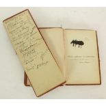 AUTOGRAPH ALBUM CONTAINING CIRCA 1936 LEEDS RUGBY FOOTBALL CLUB, WIGAN R.F.C., ENGLISH RUGBY