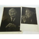 KARL POLLAK (1902-1983), FOUR ARTIST SIGNED BLACK AND WHITE PHOTOGRAPHIC PORTRAITS, 19 3/4" x 15 3/