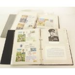 LOOSE LEAF RING BINDER OF FIRST DAY COVERS RELATING MAINLY TO THE RAF AND COMMEMORATING RAF