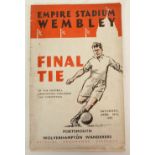 1938/39 FA CUP FINAL PORTSMOUTH V WOLVERHAMPTON WANDERERS