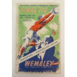 1947/48 FA CUP FINAL BLACKPOOL V MANCHESTER UNITED, rust to staples