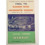 1959/60 FA CUP FINAL BLACKBURN ROVERS V WOLVES