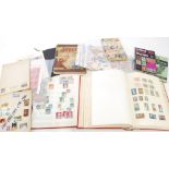 THE STAMFORD MAJOR STAMP ALBUM, CONTAINING A COLLECTION OF WORLD STAMPS, mainly mid Twentieth